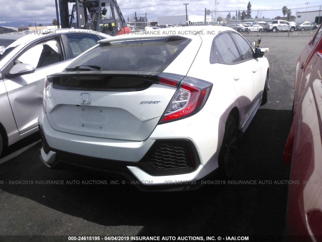 SHHFK7H43HU426538 - 2017 HONDA CIVIC SPORT 白色 照片 4