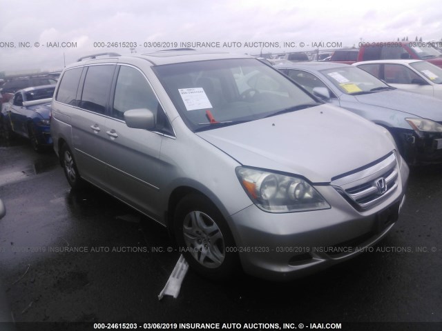 5FNRL38797B427769 - 2007 HONDA ODYSSEY EXL SILVER photo 1