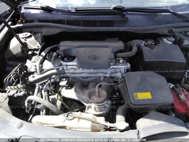 4T1BF1FK8DU284347 - 2013 TOYOTA CAMRY L/SE/LE/XLE BLACK photo 10