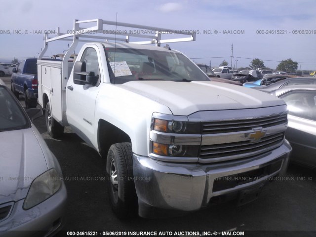 1GB0CUEG4GZ283212 - 2016 CHEVROLET SILVERADO C2500 HEAVY DUTY WHITE photo 1