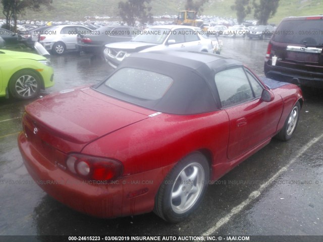 JM1NB353020234095 - 2002 MAZDA MX-5 MIATA LS RED photo 4