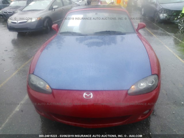 JM1NB353020234095 - 2002 MAZDA MX-5 MIATA LS RED photo 6