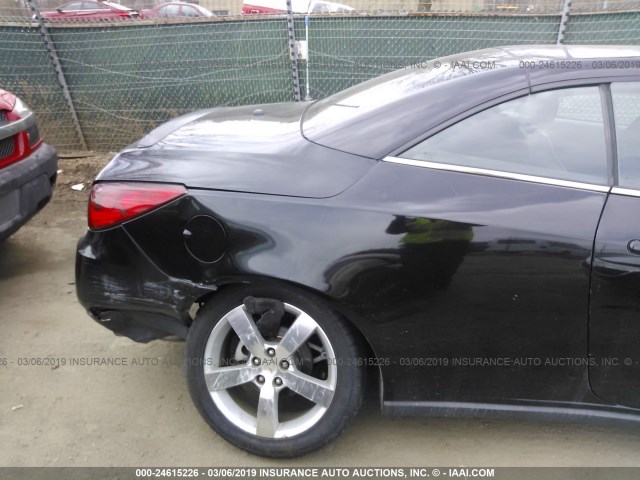 1G2ZH351X74105803 - 2007 PONTIAC G6 GT BLACK photo 6