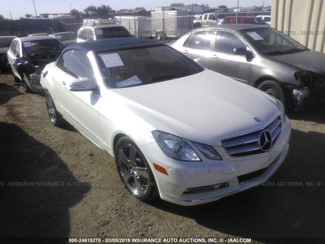 WDDKK5KF6DF199503 - 2013 MERCEDES-BENZ E 350 WHITE photo 1