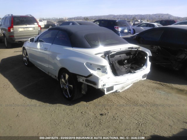 WDDKK5KF6DF199503 - 2013 MERCEDES-BENZ E 350 WHITE photo 3