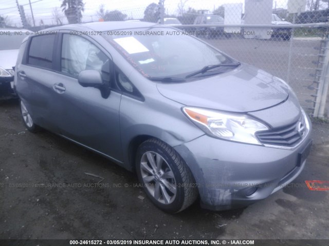 3N1CE2CP5EL381702 - 2014 NISSAN VERSA NOTE S/S PLUS/SV/SL GRAY photo 1