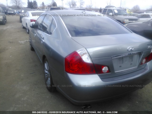 JNKAY01F26M262327 - 2006 INFINITI M35 SPORT GRAY photo 3