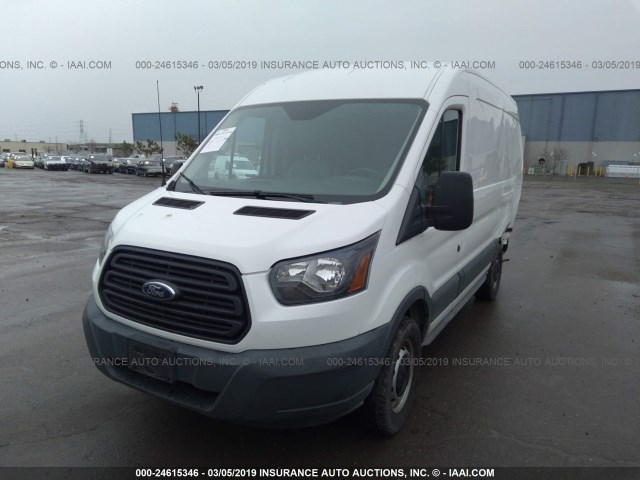 1FTNR1CM9FKA94165 - 2015 FORD TRANSIT T-250 WHITE photo 2