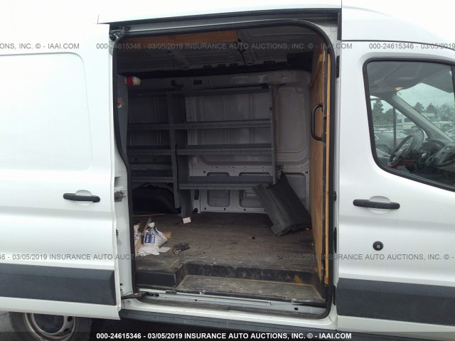 1FTNR1CM9FKA94165 - 2015 FORD TRANSIT T-250 WHITE photo 8