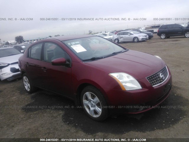 3N1AB61E27L638424 - 2007 NISSAN SENTRA 2.0/2.0S/2.0SL RED photo 1