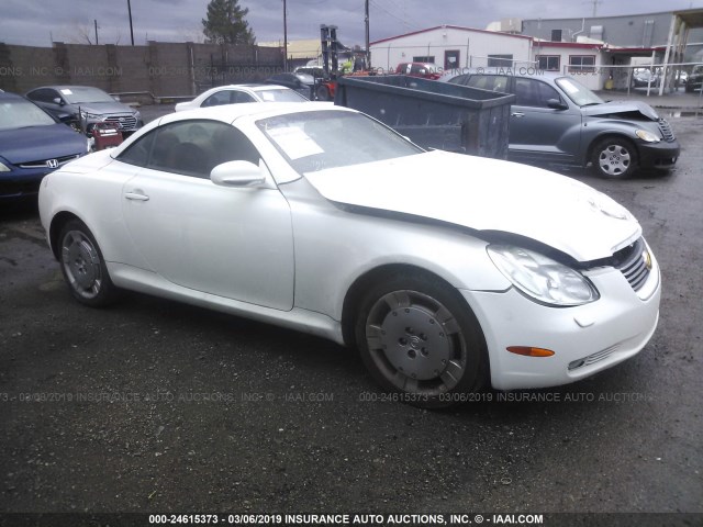 JTHFN48Y530042843 - 2003 LEXUS SC 430 WHITE photo 1