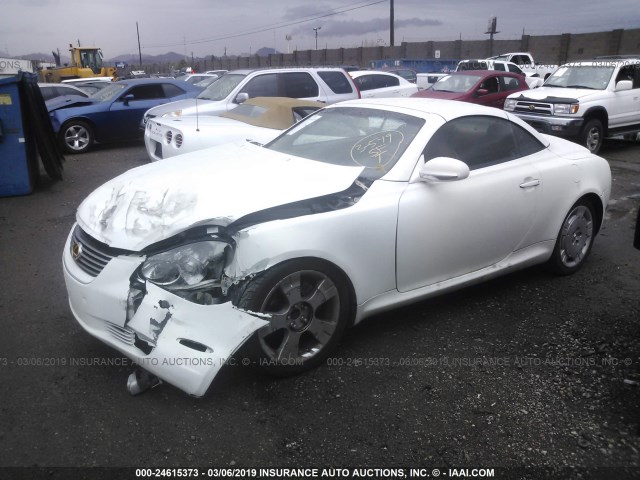 JTHFN48Y530042843 - 2003 LEXUS SC 430 WHITE photo 2