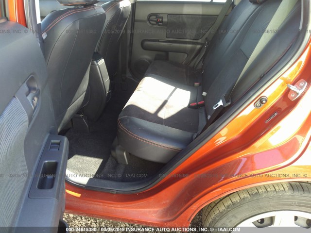 JTLZE4FE2CJ006937 - 2012 TOYOTA SCION XB ORANGE photo 8