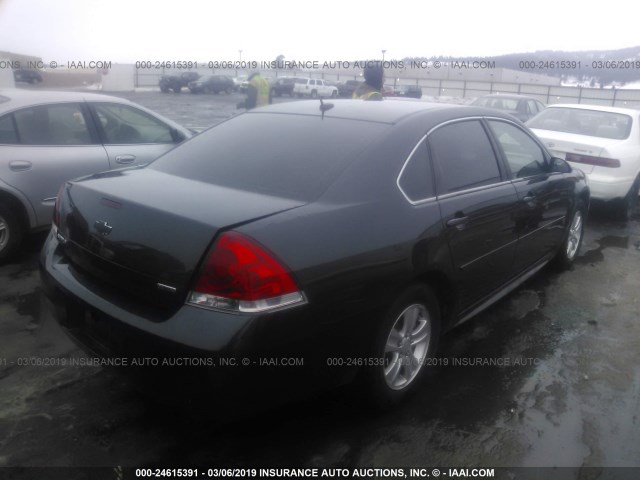 2G1WA5E36E1137682 - 2014 CHEVROLET IMPALA LIMITED LS GRAY photo 4