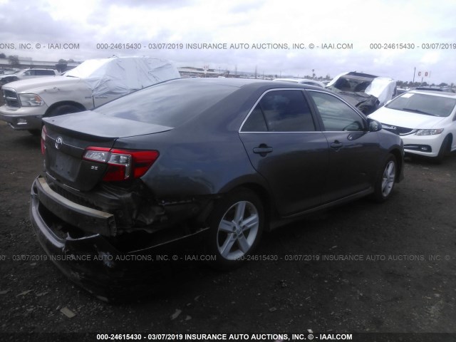 4T1BF1FK5EU822987 - 2014 TOYOTA CAMRY L/SE/LE/XLE 灰色 照片 4