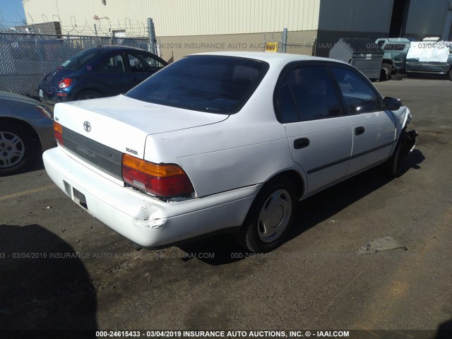 1NXAE09B5RZ187652 - 1994 TOYOTA COROLLA LE/DX WHITE photo 4