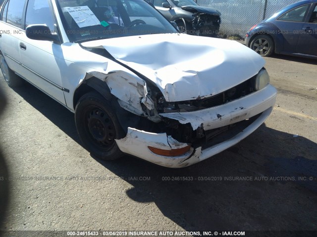 1NXAE09B5RZ187652 - 1994 TOYOTA COROLLA LE/DX WHITE photo 6