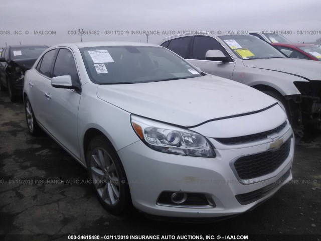 1G11F5SLXFU127744 - 2015 CHEVROLET MALIBU LTZ WHITE photo 1