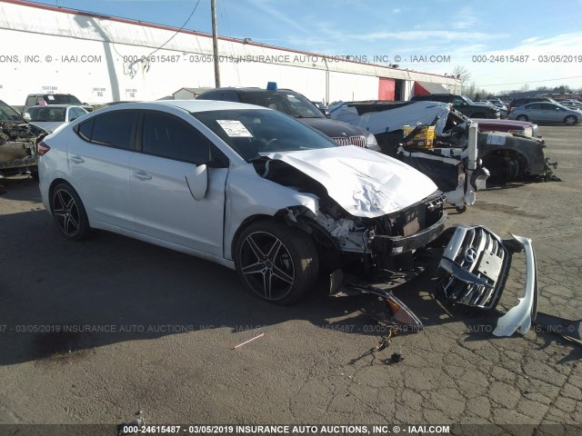 5NPD84LF1JH249767 - 2018 HYUNDAI ELANTRA SEL/VALUE/LIMITED WHITE photo 1