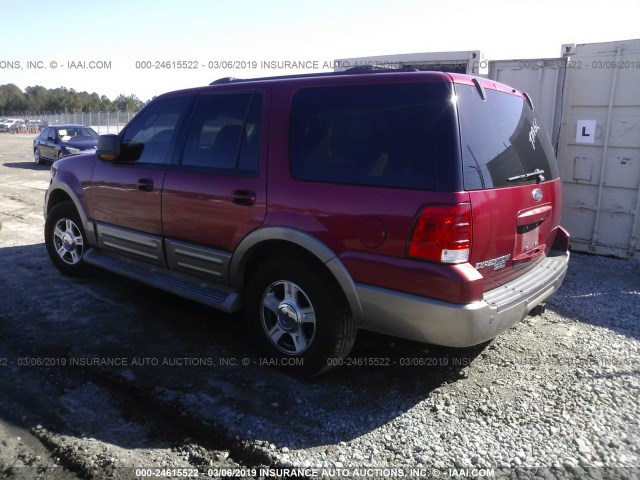 1FMFU17L54LB41098 - 2004 FORD EXPEDITION EDDIE BAUER MAROON photo 3