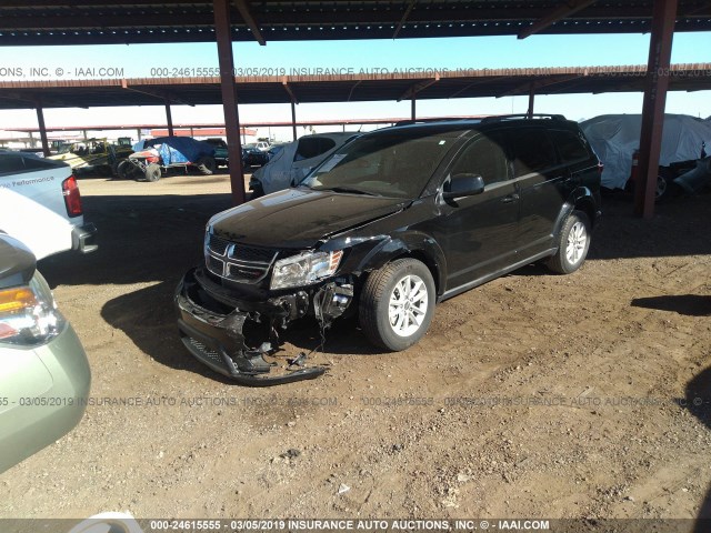 3C4PDCBG4FT552594 - 2015 DODGE JOURNEY SXT BLACK photo 2