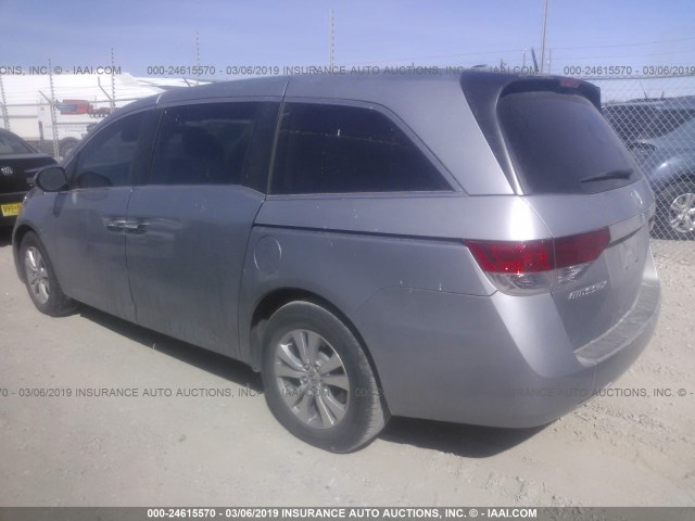 5FNRL5H30GB137378 - 2016 HONDA ODYSSEY SE GRAY photo 3