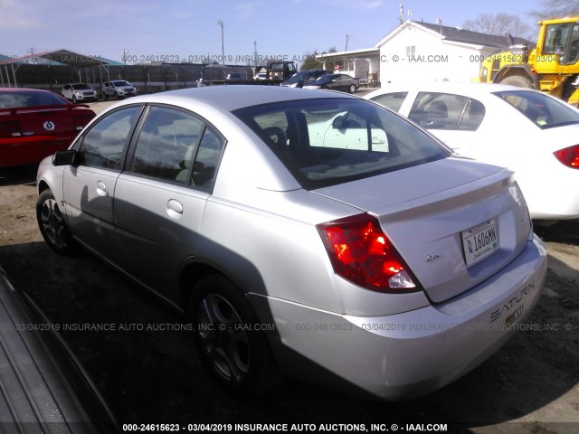 1G8AK52F83Z181145 - 2003 SATURN ION LEVEL 3 SILVER photo 3