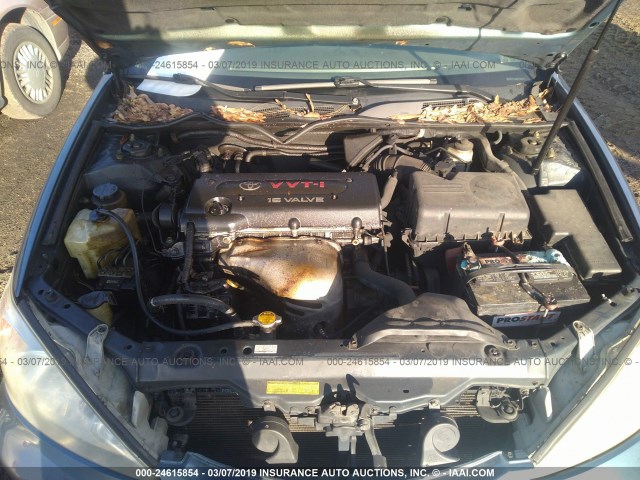 4T1BE30K14U849268 - 2004 TOYOTA CAMRY LE/XLE/SE Light Blue photo 10