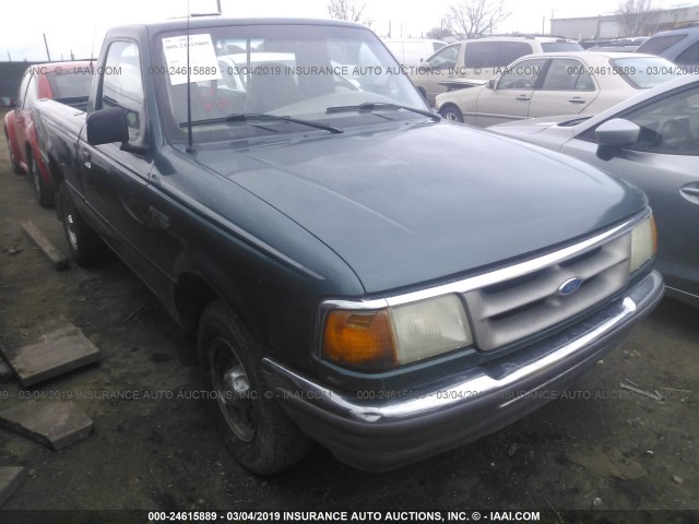 1FTCR10A0TPB42894 - 1996 FORD RANGER GREEN photo 1