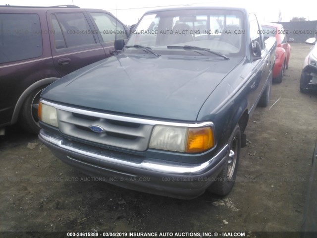 1FTCR10A0TPB42894 - 1996 FORD RANGER GREEN photo 3