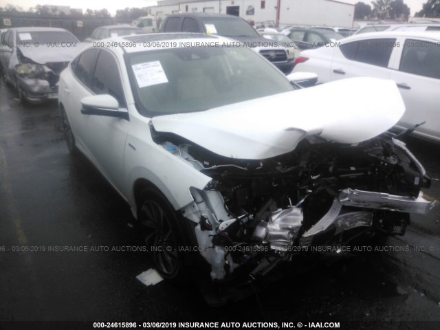 19XZE4F96KE009611 - 2019 HONDA INSIGHT TOURING WHITE photo 1