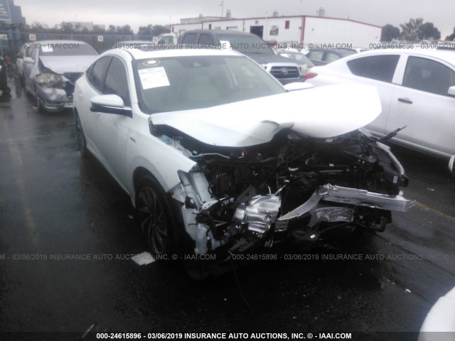 19XZE4F96KE009611 - 2019 HONDA INSIGHT TOURING WHITE photo 6