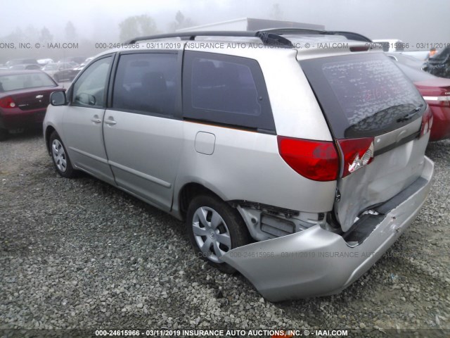 5TDZA23C66S447783 - 2006 TOYOTA SIENNA CE/LE GRAY photo 3