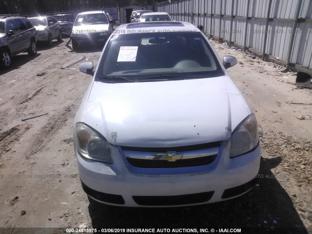 1G1AZ55F267799678 - 2006 CHEVROLET COBALT LTZ WHITE photo 6