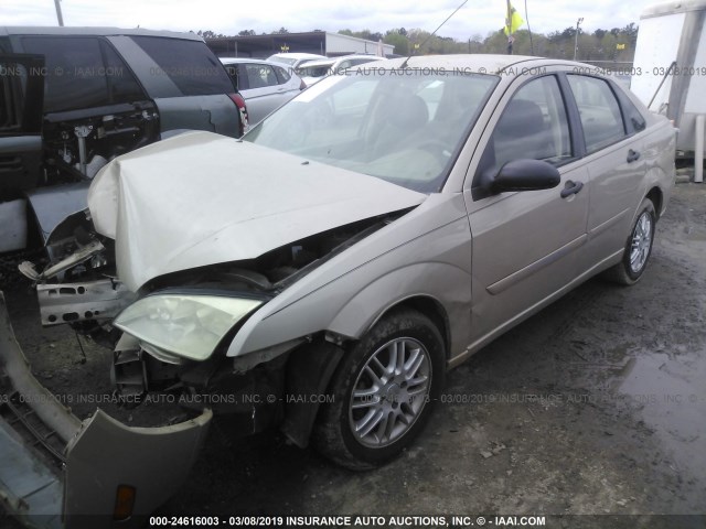 1FAFP34N57W325463 - 2007 FORD FOCUS ZX4/S/SE/SES GOLD photo 2