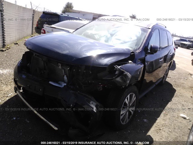 5N1DR2MN0HC653362 - 2017 NISSAN PATHFINDER S/SV/SL/PLATINUM BLACK photo 2