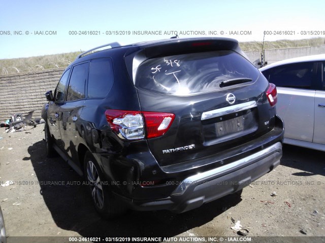 5N1DR2MN0HC653362 - 2017 NISSAN PATHFINDER S/SV/SL/PLATINUM BLACK photo 3