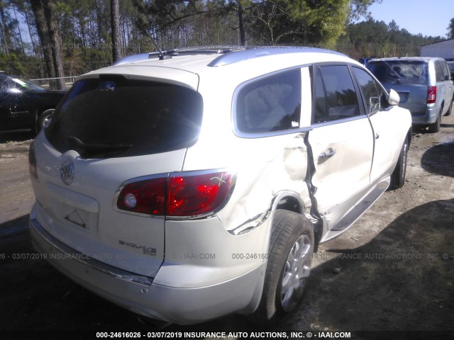 5GAER23D79J116889 - 2009 BUICK ENCLAVE CXL WHITE photo 4