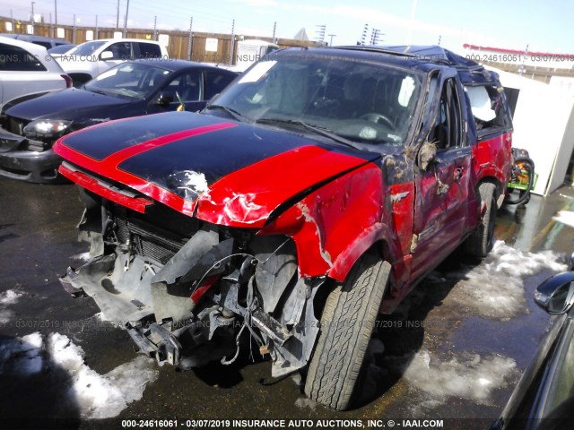 1FMFU20598LA29556 - 2008 FORD EXPEDITION LIMITED RED photo 2