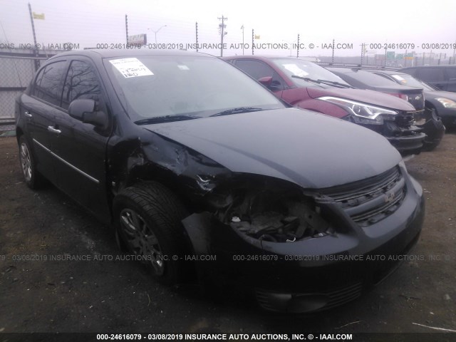 1G1AT58H597190460 - 2009 CHEVROLET COBALT LT BLACK photo 1