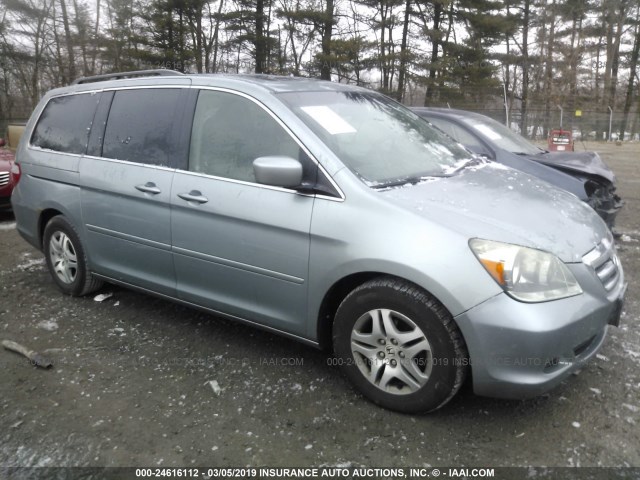 5FNRL38745B106543 - 2005 HONDA ODYSSEY EXL GRAY photo 1