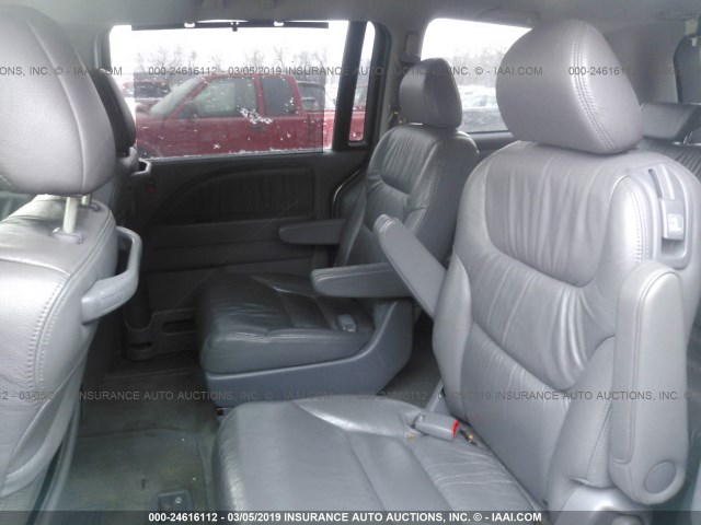 5FNRL38745B106543 - 2005 HONDA ODYSSEY EXL GRAY photo 8