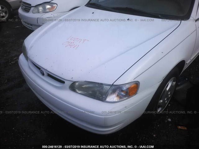 1NXBR12E2YZ356057 - 2000 TOYOTA COROLLA VE/CE/LE 白色 照片 6