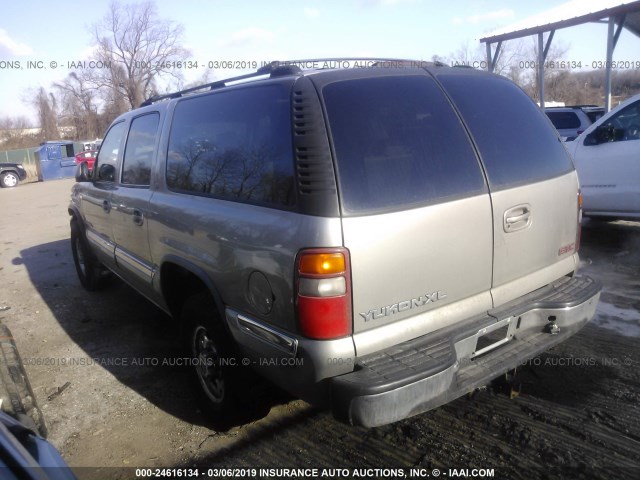 3GKGK26U61G124189 - 2001 GMC YUKON XL K2500 GOLD photo 3