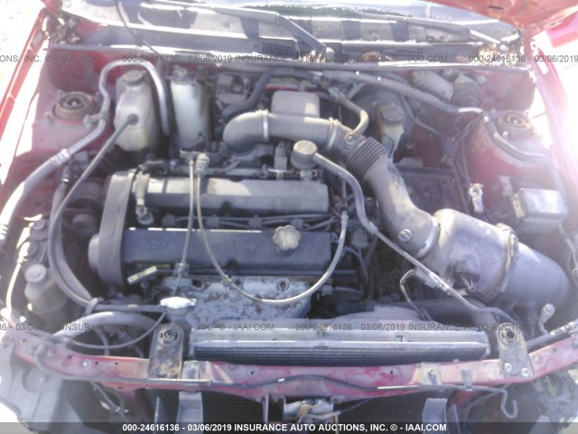 3FAFP11332R115530 - 2002 FORD ESCORT ZX2 RED photo 10