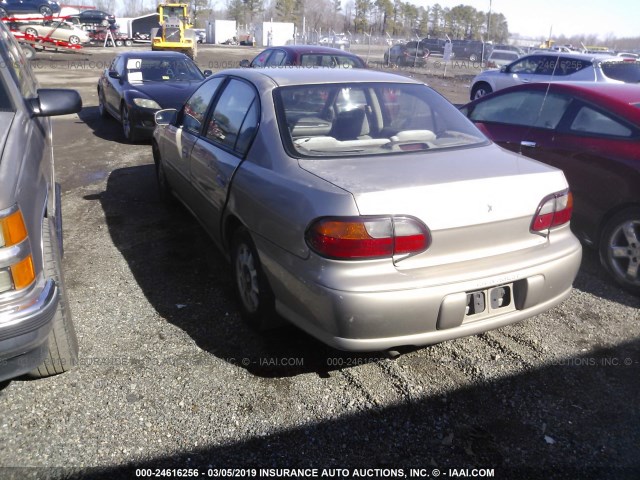 1G1NE52J4X6110088 - 1999 CHEVROLET MALIBU LS TAN photo 3