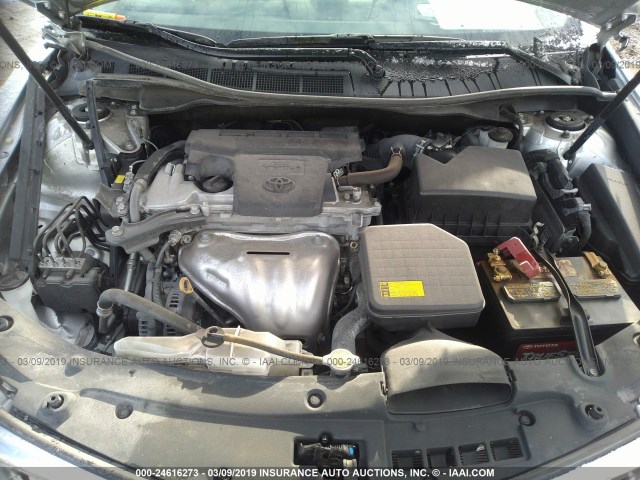 4T4BF1FK7DR280747 - 2013 TOYOTA CAMRY L/SE/LE/XLE 银色 照片 10