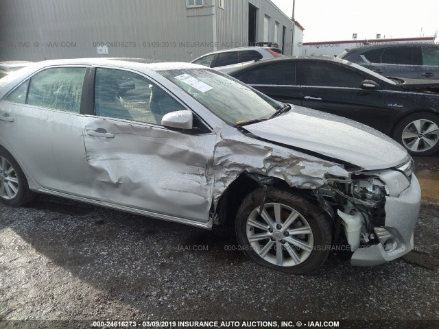 4T4BF1FK7DR280747 - 2013 TOYOTA CAMRY L/SE/LE/XLE 银色 照片 6