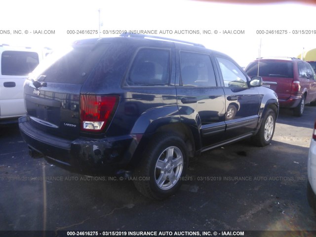 1J4HR48N25C623717 - 2005 JEEP GRAND CHEROKEE LAREDO/COLUMBIA/FREEDOM 蓝色 照片 4