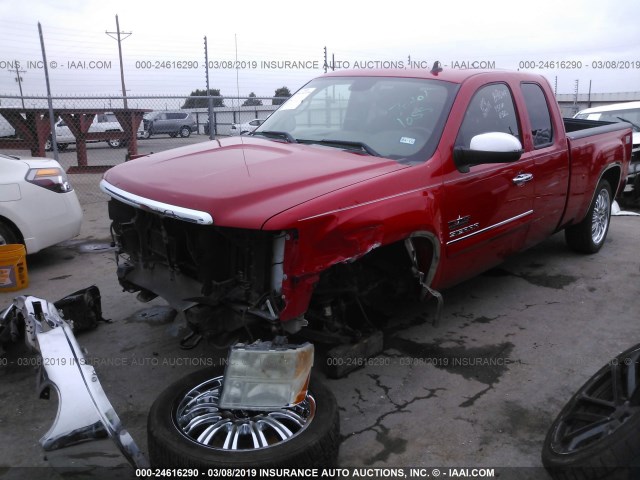 1GTR1VE00BZ119160 - 2011 GMC SIERRA C1500 SLE RED photo 2